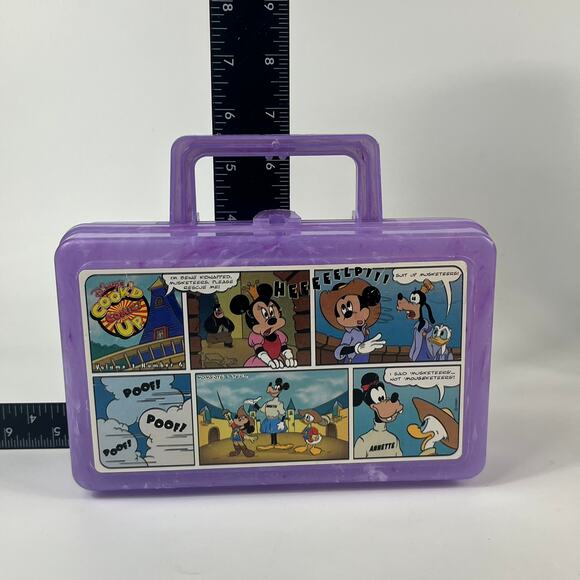 Disneyland Cook'd Up Comics Lunch Box Vintage The Three Musketeers 1998 Whirley - Picture 9 of 9